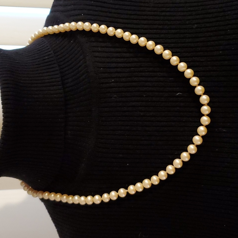 Faux Pearl Necklace